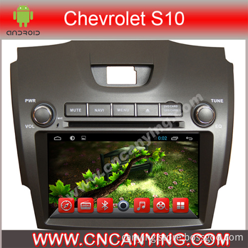 Car DVD Player for Pure Android 4.2.2 Car DVD Player with A9 CPU Capacitive Touch Screen GPS Bluetooth for Chevrolet S10 (AD-8136)